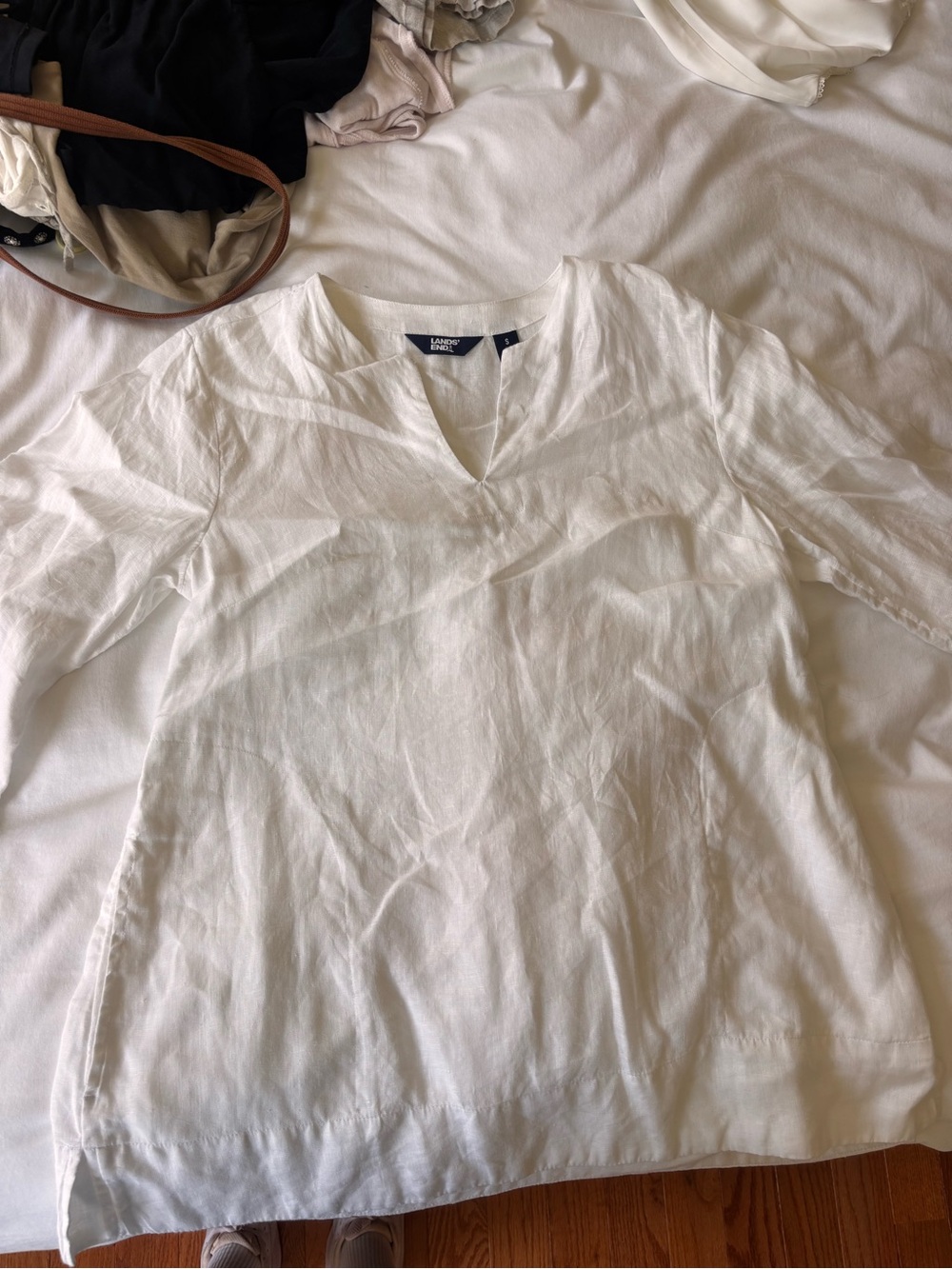 Lands End Linen Top